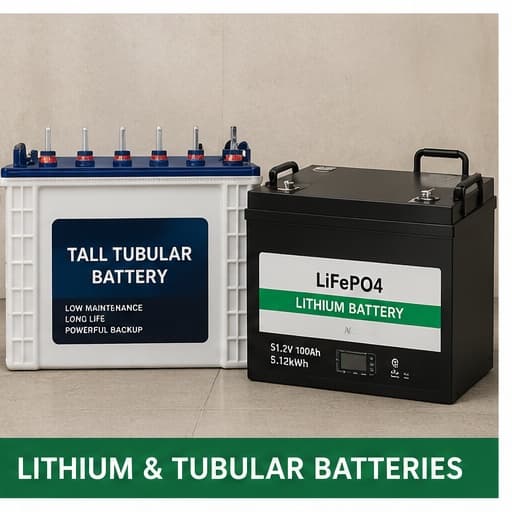 Lithium & Tubular Batteries